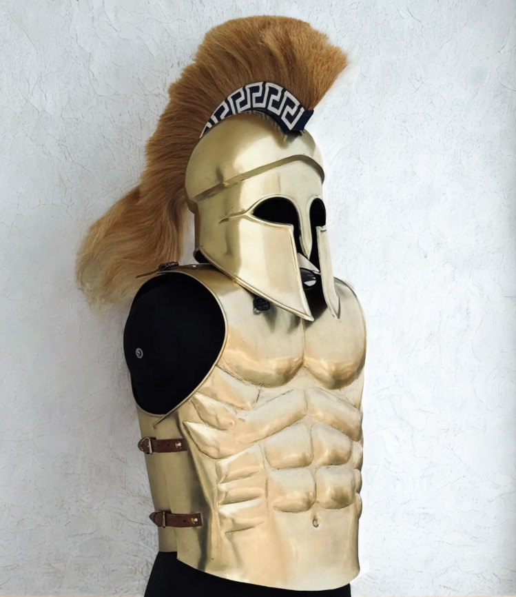 Medieval Knight Steel Greek Full Costume