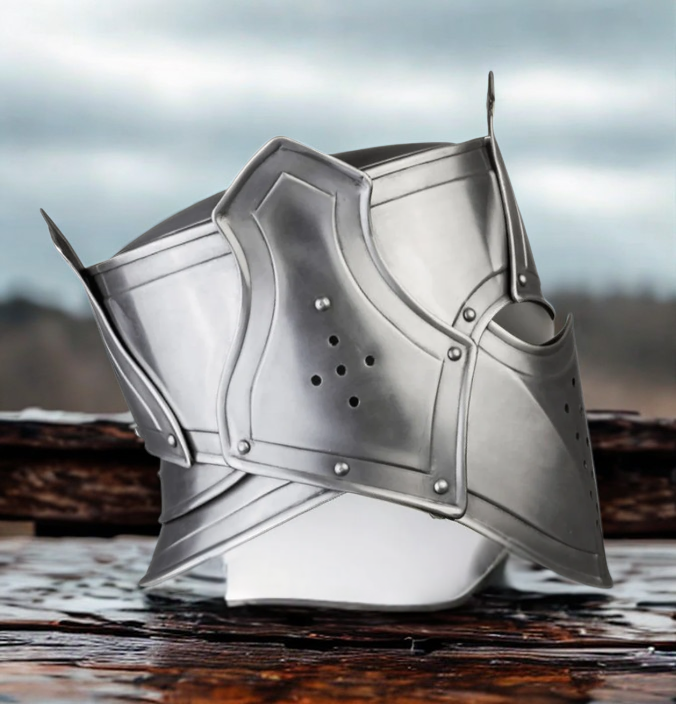 Kaldor Darkened Medieval Helmet