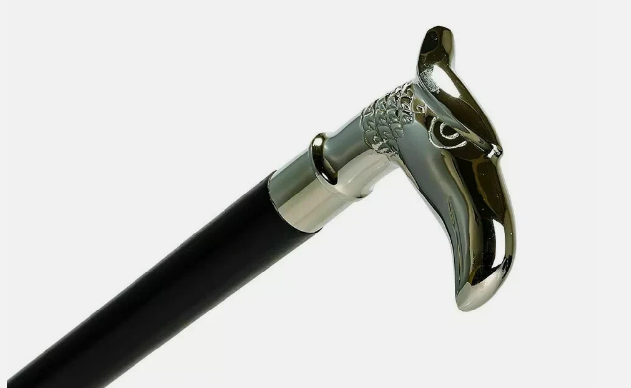 Handcrafted Eagle Brass Handle Wooden Walking Cane