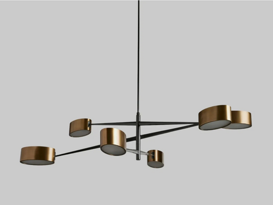 Sputnik Ceiling Chandelier – Mid-Century
