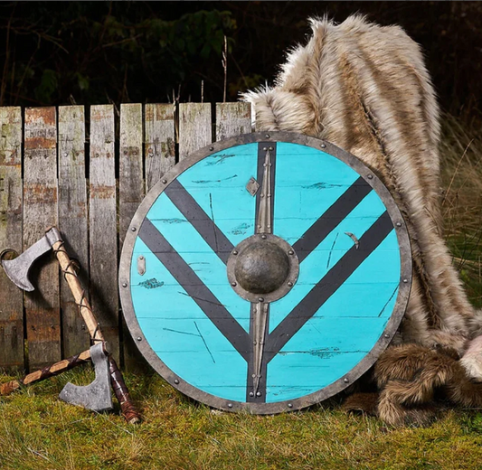 Handcrafted Lagertha Wooden Viking Shield