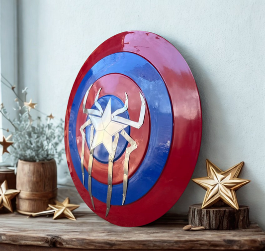 Captain America x Spider-Man Custom Shield