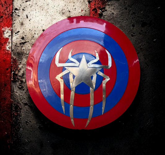 Captain America x Spider-Man Custom Shield