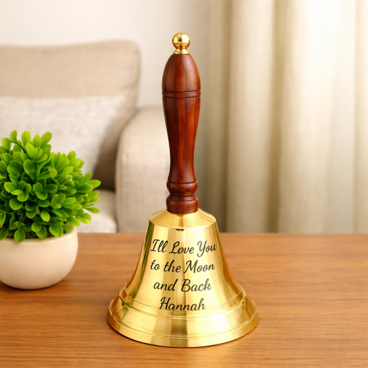 Engraved Brass Call Bell | Gift Your Beloveds
