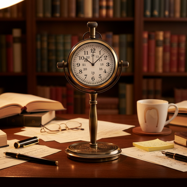 Personalized Brass Desk Clock – Engraved Gift That Lasts Forever