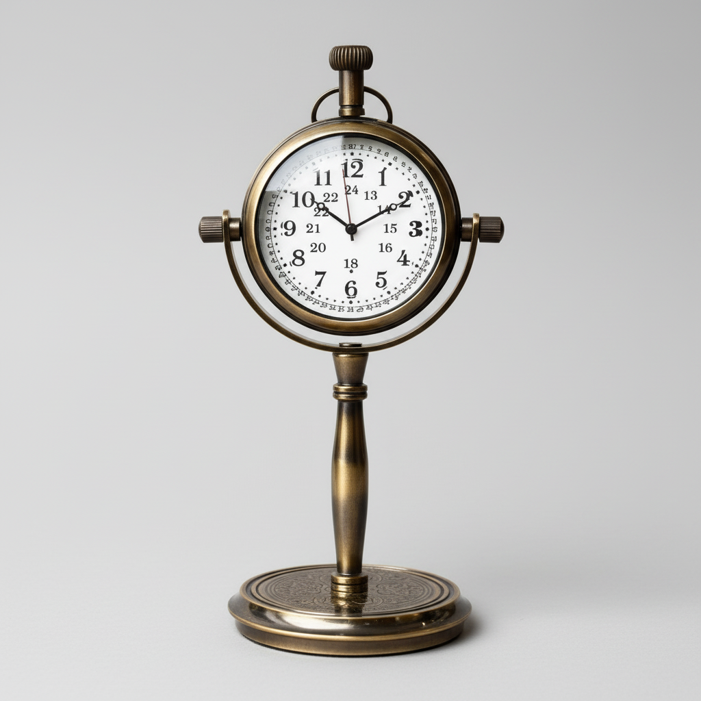 Personalized Brass Desk Clock – Engraved Gift That Lasts Forever