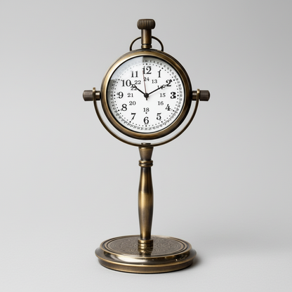 Personalized Brass Desk Clock – Engraved Gift That Lasts Forever