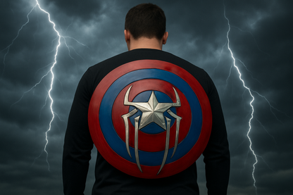 Captain America x Spider-Man Custom Shield