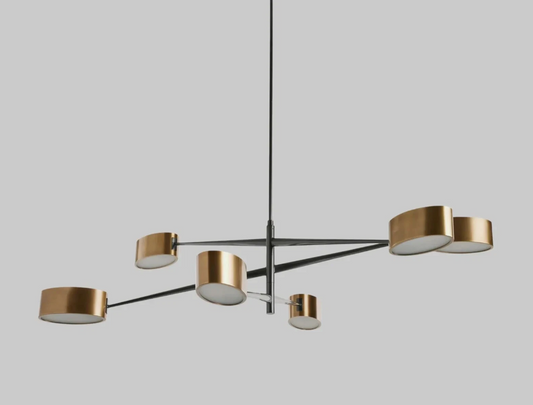 Sputnik Ceiling Chandelier – Mid-Century