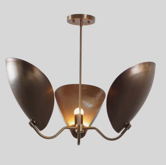 Brass Sputnik Chandelier Light Fixture Diabolo
