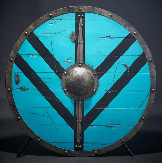 Handcrafted Lagertha Wooden Viking Shield