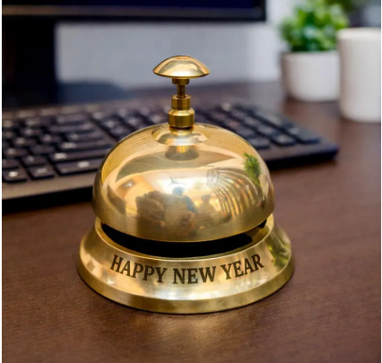Personalized Brass Desk Bell