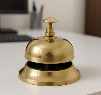 Personalized Brass Desk Bell