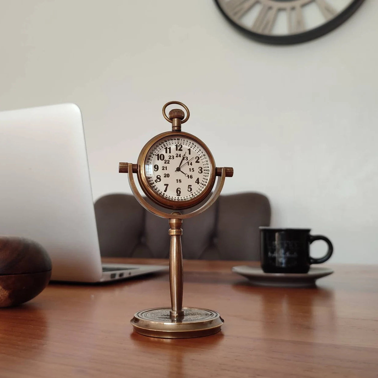 Personalized Brass Desk Clock – Engraved Gift That Lasts Forever