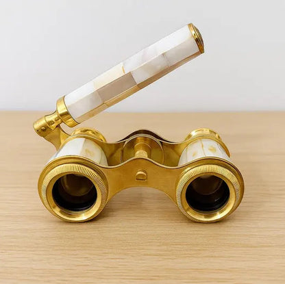 Vintage Style Brass Binoculars