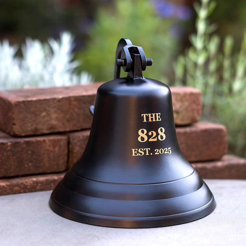 Personalized Wall Hanging Brass Bell | Perfect For Gift