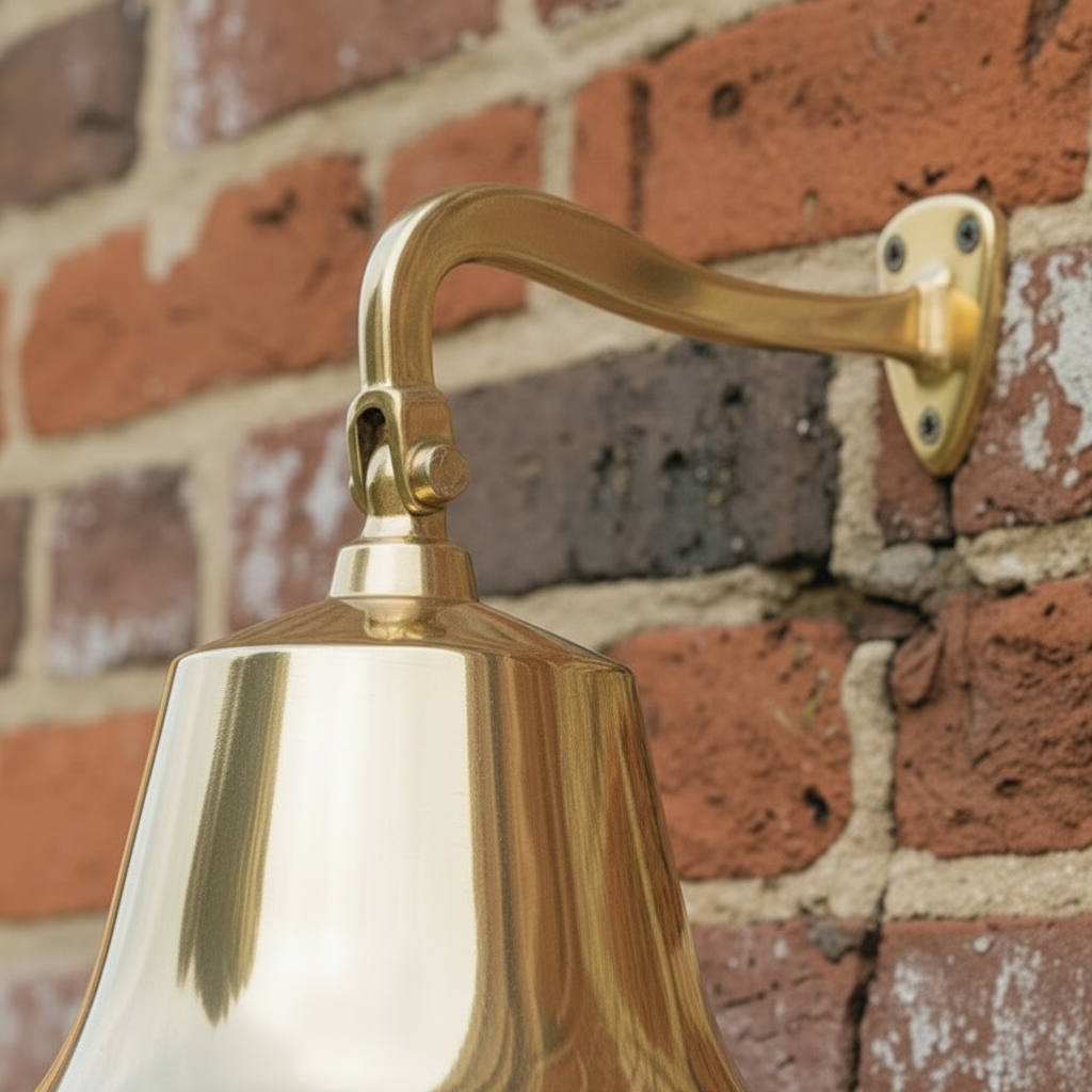 Personalized Wall Hanging Brass Bell | Perfect For Gift