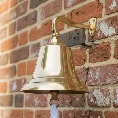 Personalized Wall Hanging Brass Bell | Perfect For Gift