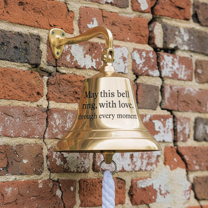 Personalized Wall Hanging Brass Bell | Perfect For Gift