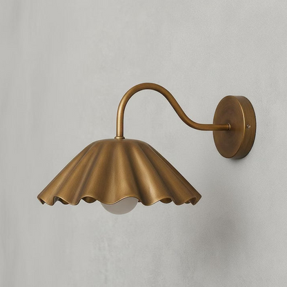 Mid-Century Floral Wall Sconce