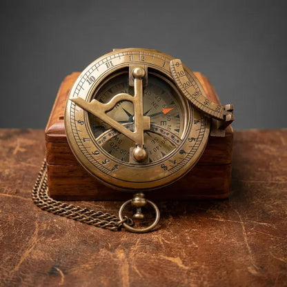 Working Brass Compass | Custom Engraved